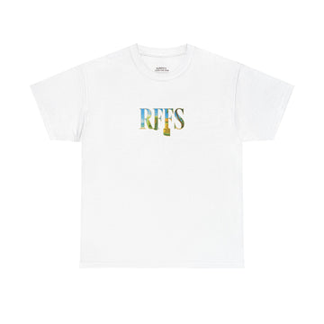 Unisex Heavy Cotton Tee with Trendy Graphic, Casual Streetwear, Customizable Gift, Summer Outfit, Everyday Comfort