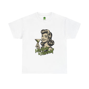 Retro Cocktail Tee, Vintage Unisex T-Shirt, Funny Martini Shirt, Gift for Cocktail Lovers, Party Apparel, Weekend Vibes